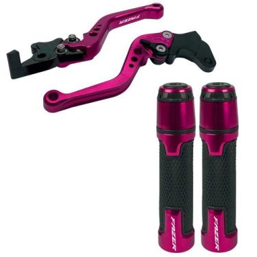 Imagem de Kit Esportivo Manete Manopla Fazer 250 150 a disco Gravado a laser - S