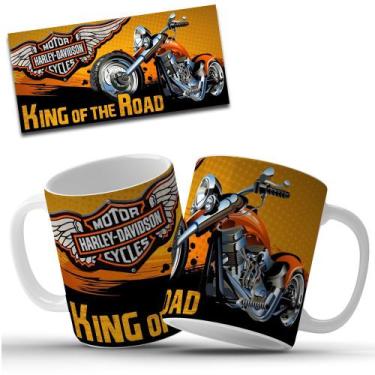 Imagem de Caneca Personalizada Motor Harley Davidson Rei da Estrada - Gringos Ho