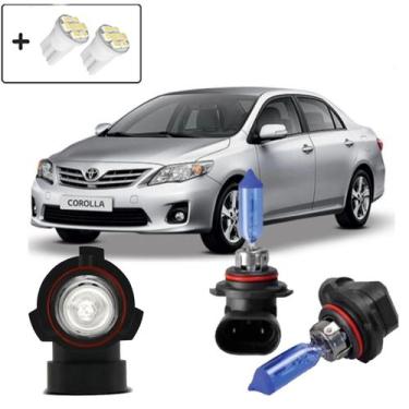 Imagem de Kit de Lâmpadas Halógena Super Branca Farol Alto HB3 para Corolla 2015