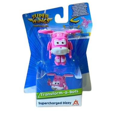 Imagem de Avião Super Wings  Transform-a-Bots - Supercharged Dizzy