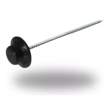 Imagem de Prego Fácil para Telha Ecológica Onduline Preto 18 Unidade