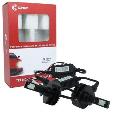 Imagem de Kit Par Lâmpada Super Led Cree Automotiva Farol Carro 8800 Lumens 12V 