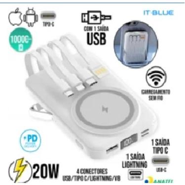 Imagem de Power bank max-0562 - it blue
