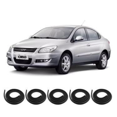 Imagem de Kit Borracha Vedação Das 4 Portas + Borracha Do Porta Malas Cielo 92 à