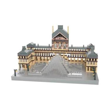 Imagem de Conjunto De Blocos De Montar Micro Mini Do Museu Do Louvre Para Amante