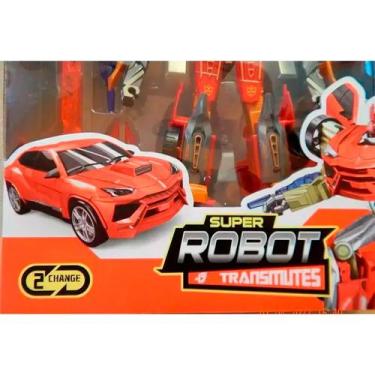 Imagem de Boneco Super Robô Transmutes 2 em 1 Robot War Vermelho L015-17 - Dorém