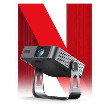 Imagem de Mini projetor inteligente VOLLS Native 1080P 4K WiFi Bluetooth - VOPLL
