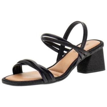 Imagem de Sandália Feminina Salto Grosso Mississipi - Mi391-Feminino