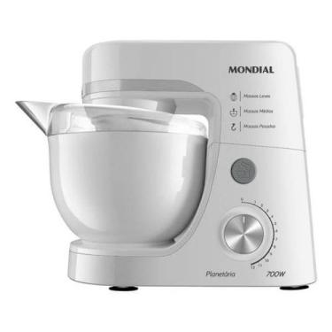 Imagem de Batedeira Planetaria 700w BP03W Branca Mondial Cor Branco Frequência 6