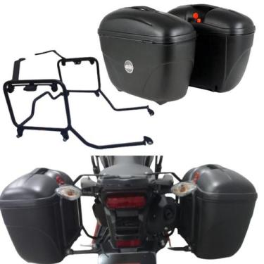 Imagem de Par Baú E21 Givi + Suporte Lateral Honda Nxr Bros160 2025+ - Givi_e_Ch