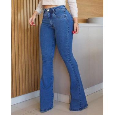 Imagem de Calça Jeans Flare Guza - Conforto e Estilo para Todos os Biotipos, Mal