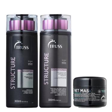 Imagem de Truss Structure Kit Shampoo Condicionador e Net Mask 30g