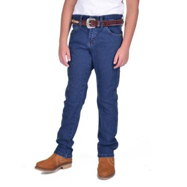 Imagem de Calca Wrangler Infantil Com Elastano Azul 13M.SJ.68, Azul, 12