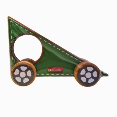 Imagem de Brinquedo Carrinho Geometrico 03 Carro Geométrico Com Rodas - Maninho 