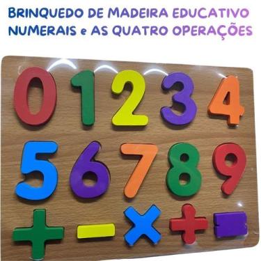 Imagem de Brinquedo educativo - numerais e as quatro operações - CHINA