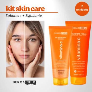 Imagem de Limpeza Facial Sabonete + Esfoliante - Vitamina C Dermachem