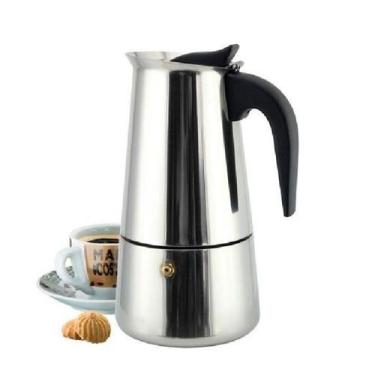 Imagem de Cafeteira Italiana Aço Inox 9 Xícaras ABBMIX - ABB MIX