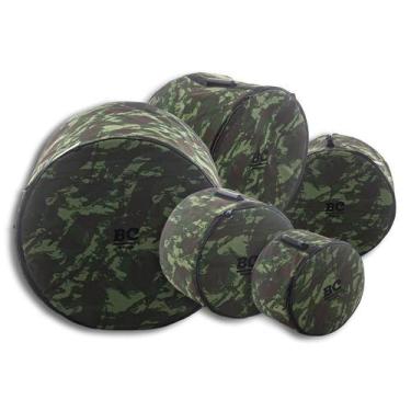 Imagem de Kit de Bags Batera Clube Signature BC Camuflagem Tons 12, 13, Surdo 16