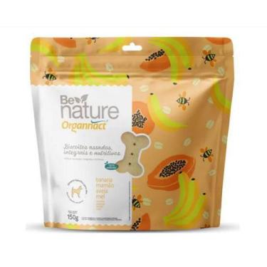 Imagem de Biscoito Para Cães Be Nature Banana Mamão e Aveia 150g - Organnact
