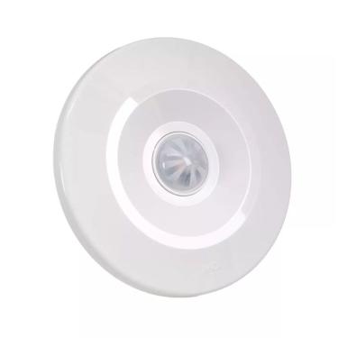 Imagem de Sensor de Presença de Teto Bivolt Acionamento Automático 360 graus  Alcance 8m Branco Margirius