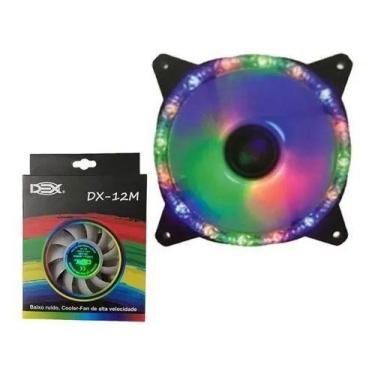 Imagem de Cooler p/gabinete 120mm rgb dx-12m - dex