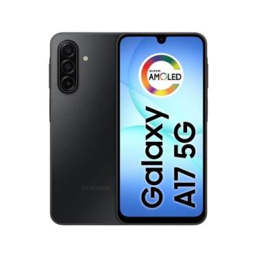 Imagem de Celular Samsung Galaxy A17 5G com IA, 128GB, 4GB RAM, Câm de 50MP, Tel