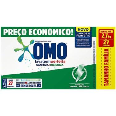 Imagem de Sabão em Pó Omo Sanitiza e Higieniza Concentrado - 2,2kg