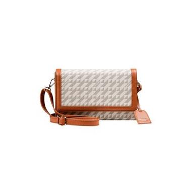 Imagem de Bolsa Feminina Pequena Flap Monograma BG Bege U / Bege