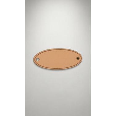 Imagem de Etiqueta material sintético Oval Personalizada 50 Unidades - Congratul