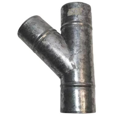 Imagem de Bifurcação 100mm 45 Galvanizada Para Aquecedores À Gás - Westaflex