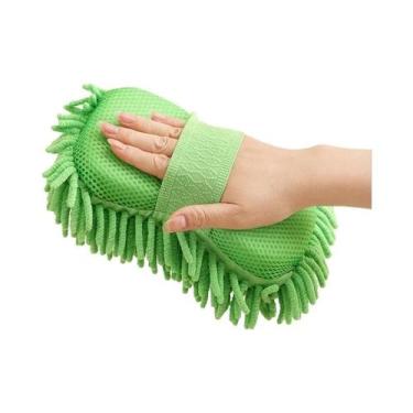 Imagem de Esponja De Lavagem De Carro Em Microfibra Chenille, Almofada De Limpez