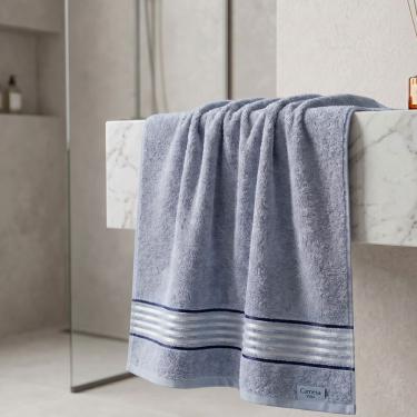 Imagem de Toalha de Rosto Vitta 45x70CM 99% Algodão 340g-m2 Macia e Absorvente Branco Camesa