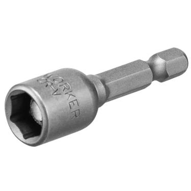 Imagem de Soquete Magnético Sextavado 10mm 1-4 65mm Worker com Ponta Magnética e Encaixe 1-4 10X65MM