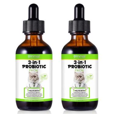 Imagem de FANGCUN Probióticos 3 em 1 para Digestão de Gatos 2 x 60 ml