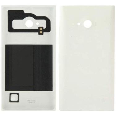 Imagem de Peças de reparo de substituição da capa traseira da bateria para Nokia Lumia 730 (Preto) Peças (cor branca)