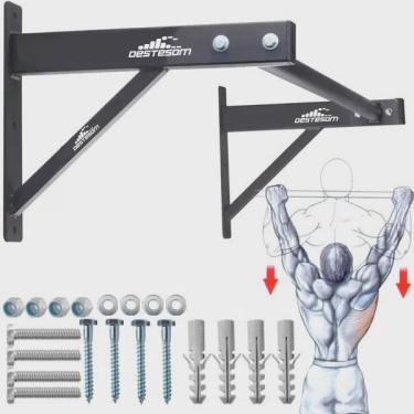 Imagem de Barra Fixa De Parede Musculação Crossfit Treinar Em Casa