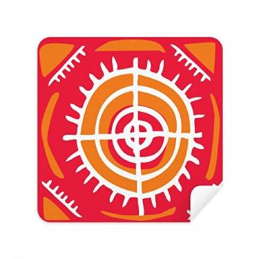 Imagem de Alvo México Totems Ancient Civilization Pano Limpador de Tela Tecido de Camurça Pacote com 2