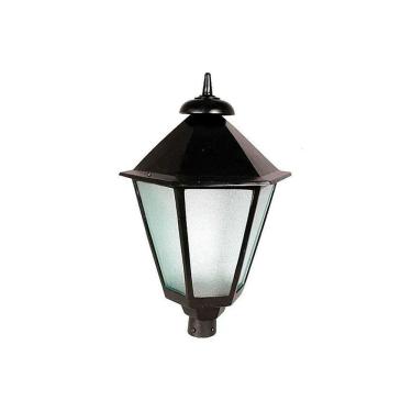 Imagem de Luminária Colonial para Poste Italiana Grande em Alumínio