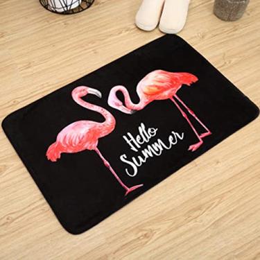 Imagem de Tapetes de banheiro, tapete de banho de espuma de memória de veludo, tapetes de banho antiderrapantes, lavagem à máquina, seca rapidamente, tapetes de banho de pelúcia ultra macios para banheiro, 50,8 x 76,2 cm