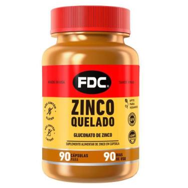 Imagem de Zinco Quelato Fdc C/90 Cápsulas - Fdc Vitaminas