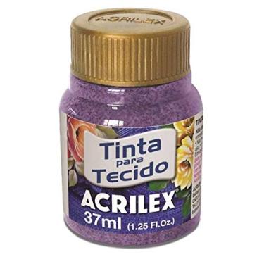 Imagem de Tinta para Tecido com Glitter Acrilex 37 ml Violeta com Glitter - 207