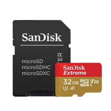 Imagem de Cartão Microsd Extremeclass 32Gb 100Mb/S +Adp Sandisk