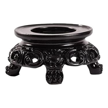 Imagem de YIJU Expositor retro colecionáveis Expositor Pedestal Suporte de Suporte de Preciosas Suporte Esfera, 3,3 cm