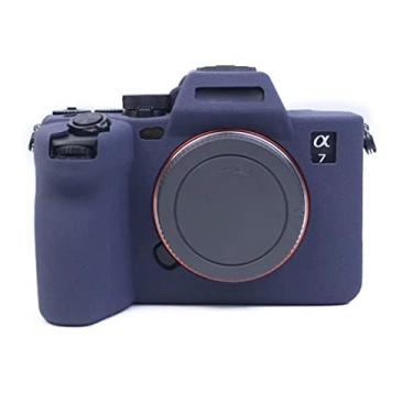 Imagem de Yunchao Acessórios para câmeras Caso de proteção de silicone suave para a Sony A7 IV Sacos de câmera