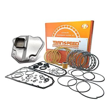 Imagem de TRANSPEED JF011E RE0F10A F1CJA CVT Kit de reconstrução de transmissão automática, kit de reconstrução de mestre automático com placas de aço de embreagem de filtro de óleo para Nissan Altima Rogue