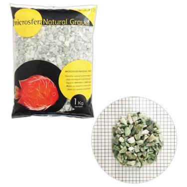 Imagem de Substrato SOMA Natural Gravel Jade Green 1Kg 4-6mm Verde