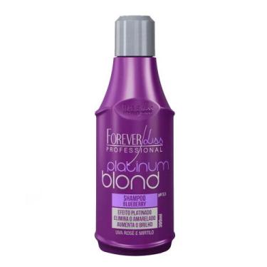Imagem de Shampoo Matizador Forever Liss Platinum Blond Efeito Platinado Uva Ros