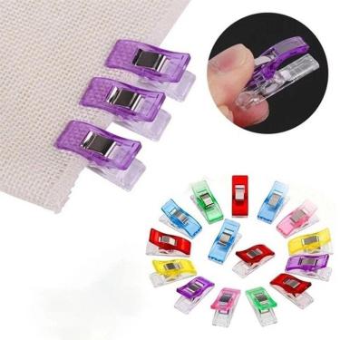 Imagem de 10 Mini Prendedor Clips Wonder Prender Tecidos Cartonagem Colorido