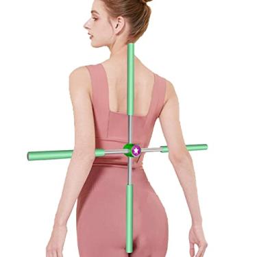 Yoga Sticks Ferramenta de alongamento retrátil postura corretor jubarte  vara correta