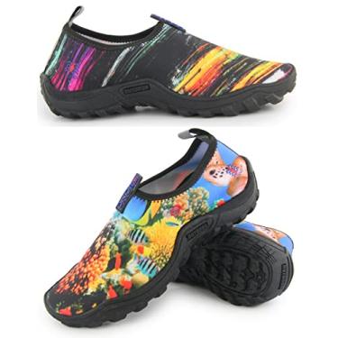 Imagem de Kit 2 Sapatilhas Aquática Neoprene Surf Mergulho Pesca Bike Trilha Adventure